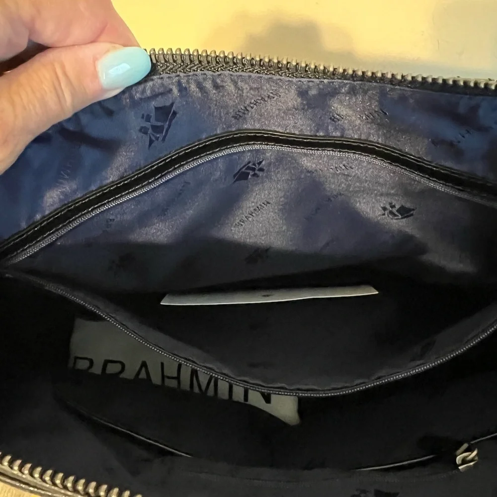 Brahmin Black Avalon Shoulder Bag